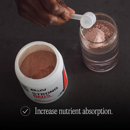 BPN Strong Reds Superfood Powder — Strawberry, 30 Servings
