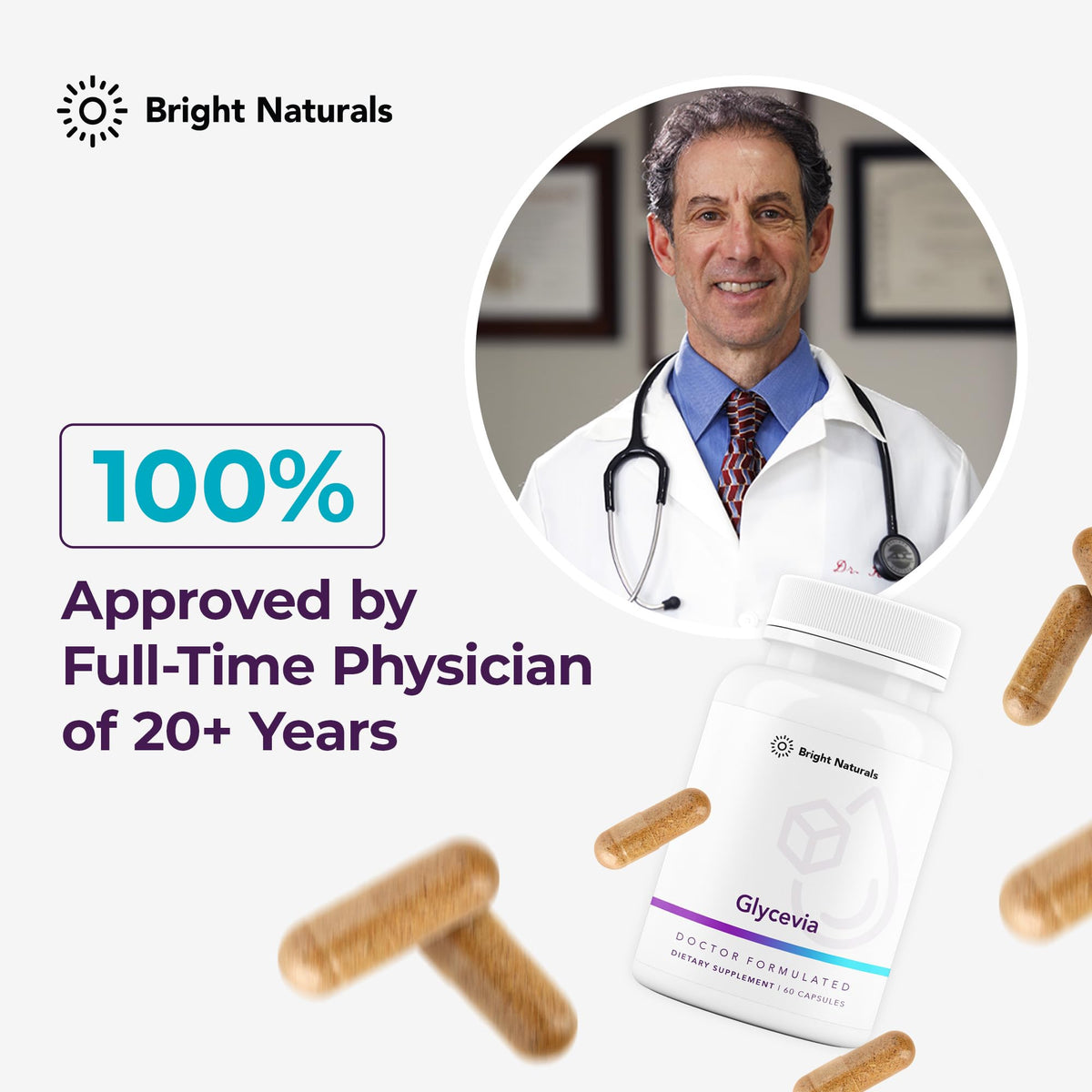 Bright Naturals Glycevia – GlucoVantage Dihydroberberine & Cinnamon | 90 Servings - Calm Era