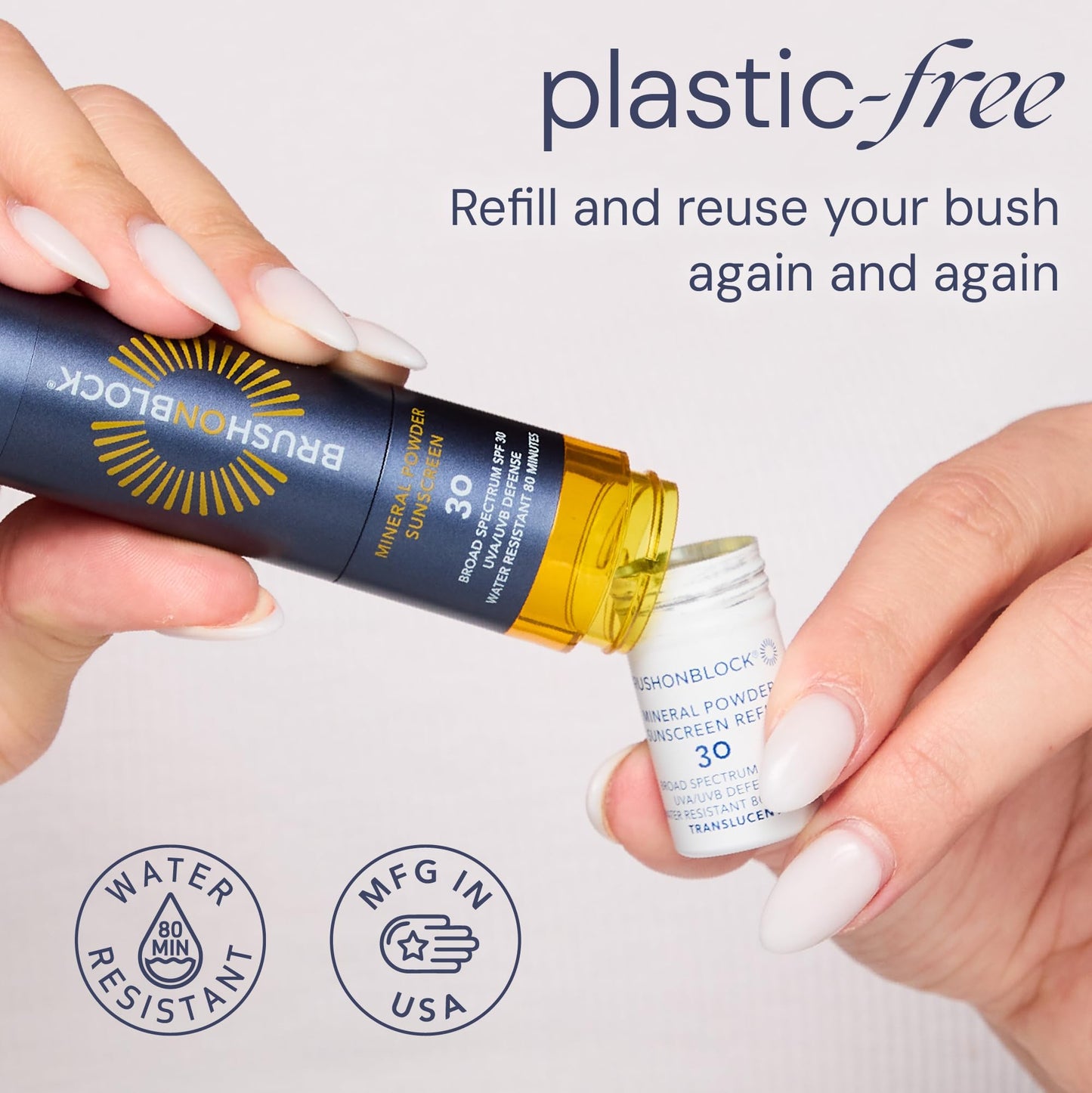 Brush On Block Mineral Sunscreen Powder Refill SPF 30