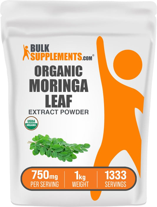 BulkSupplements Organic Moringa Extract Powder 1kg