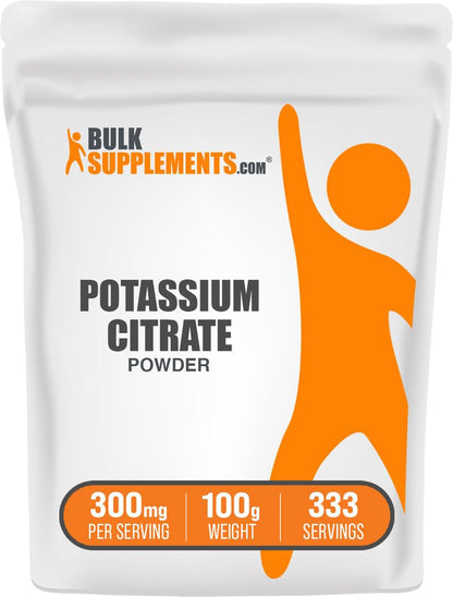 BulkSupplements Potassium Citrate Powder 100g