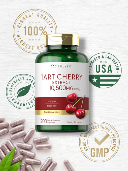 Carlyle Tart Cherry Capsules 10,500mg – 2 Pack