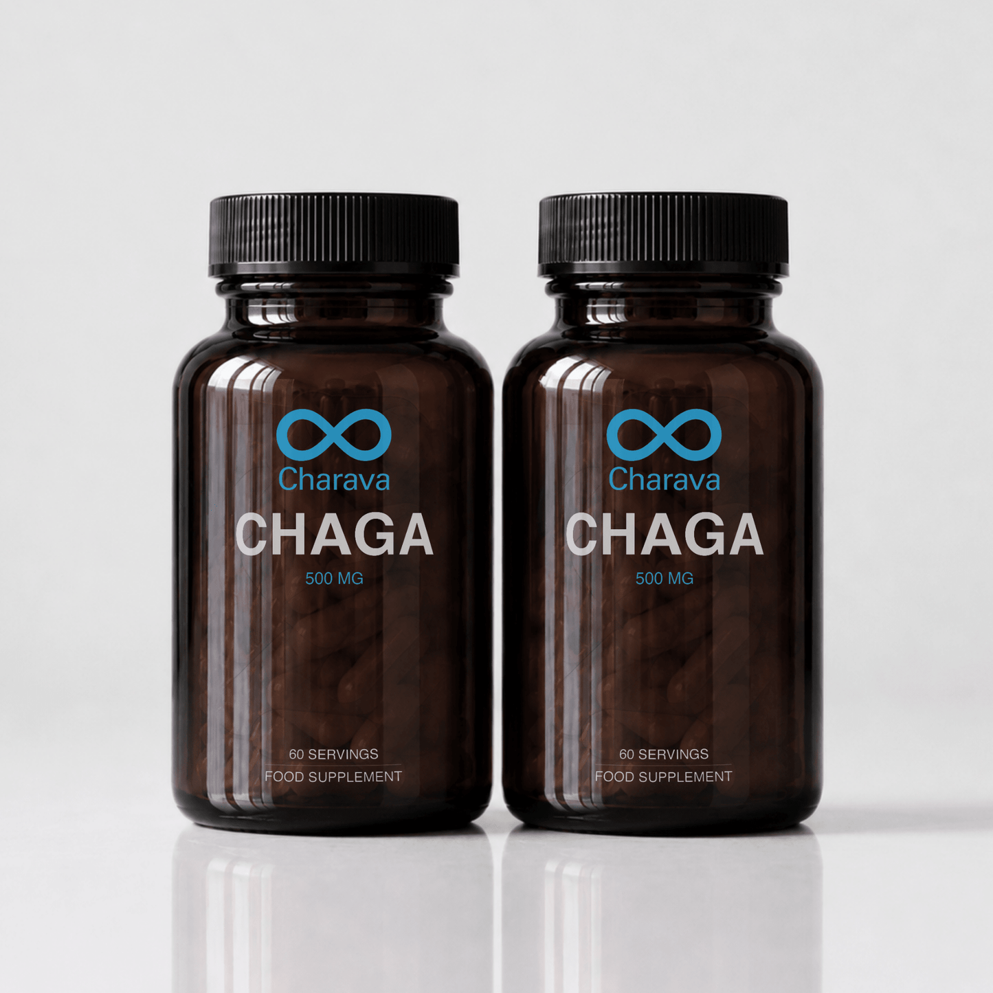 Charava Chaga Mushroom Extract Capsules 500mg