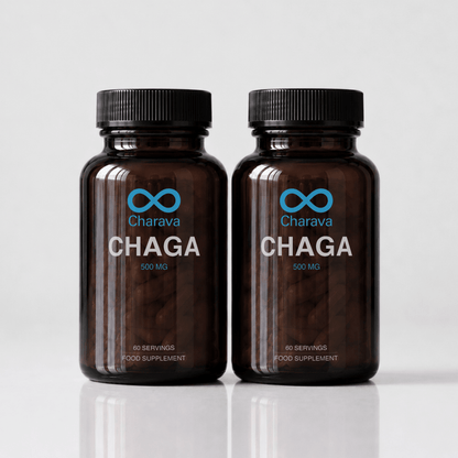 Charava Chaga Mushroom Extract Capsules 500mg