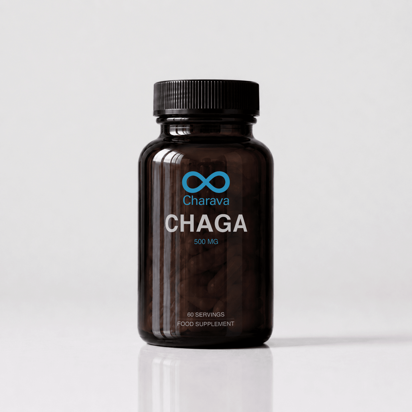 Charava Chaga Mushroom Extract Capsules 500mg