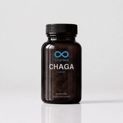 Charava Chaga Mushroom Extract Capsules 500mg