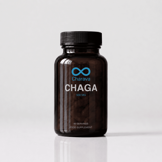 Charava Chaga Mushroom Extract Capsules 500mg