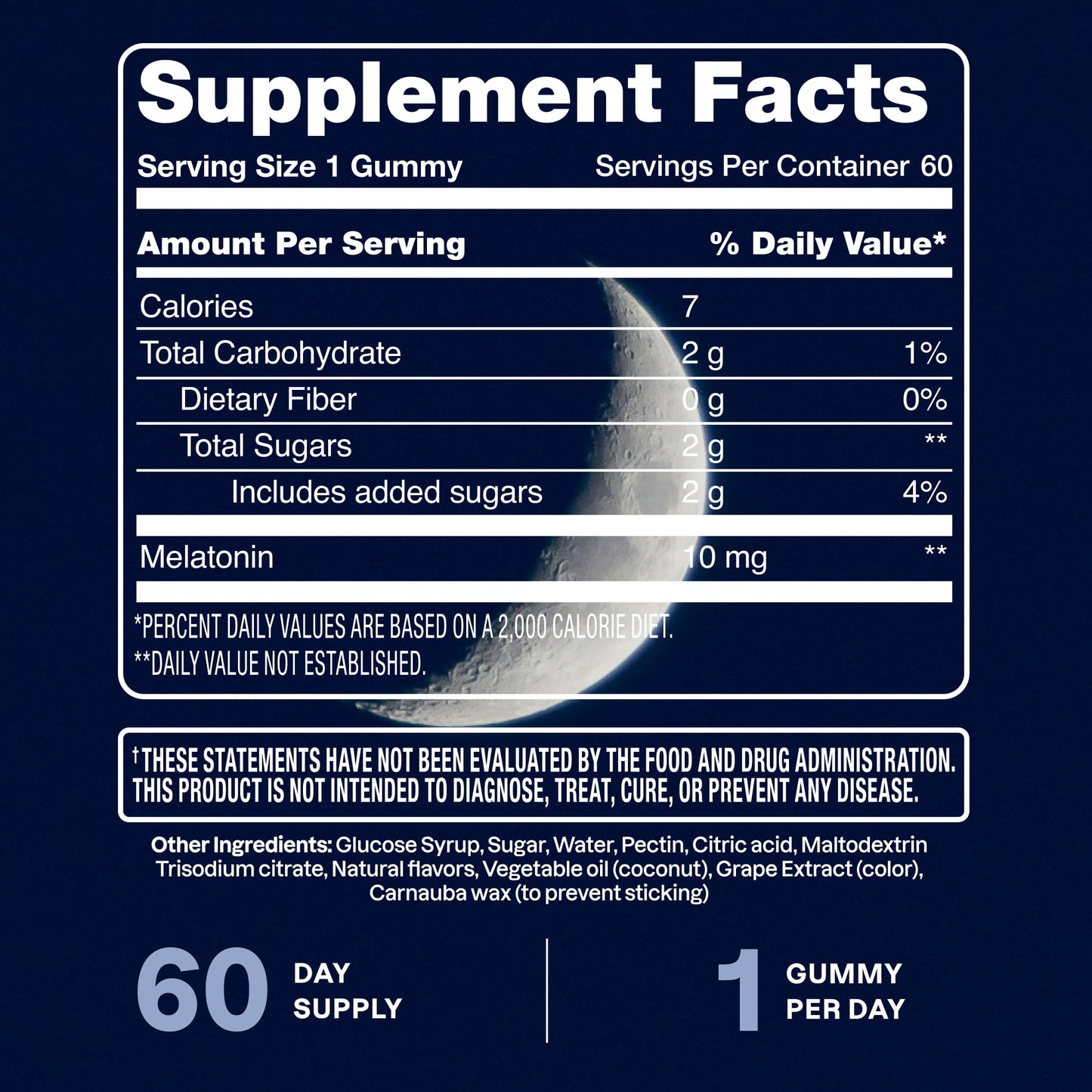 Cliganic Melatonin Gummies 10mg — 60-Day Supply, Berry