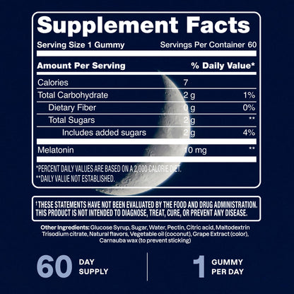 Cliganic Melatonin Gummies 10mg — 60-Day Supply, Berry