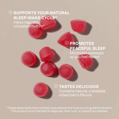 Cliganic Melatonin Gummies 10mg — 60-Day Supply, Berry