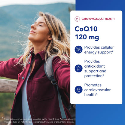 Pure Encapsulations CoQ10 120mg – 120 Capsules