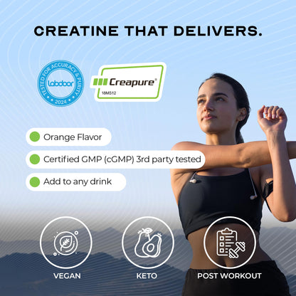 Muscle Feast Creapure Creatine – Orange 300g