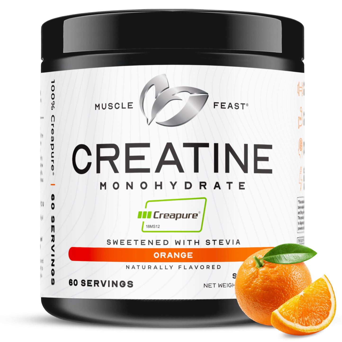 Muscle Feast Creapure Creatine – Orange 300g