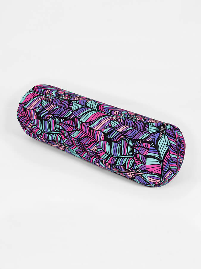 Organic Buckwheat Floral Meditation Bolster Cushion