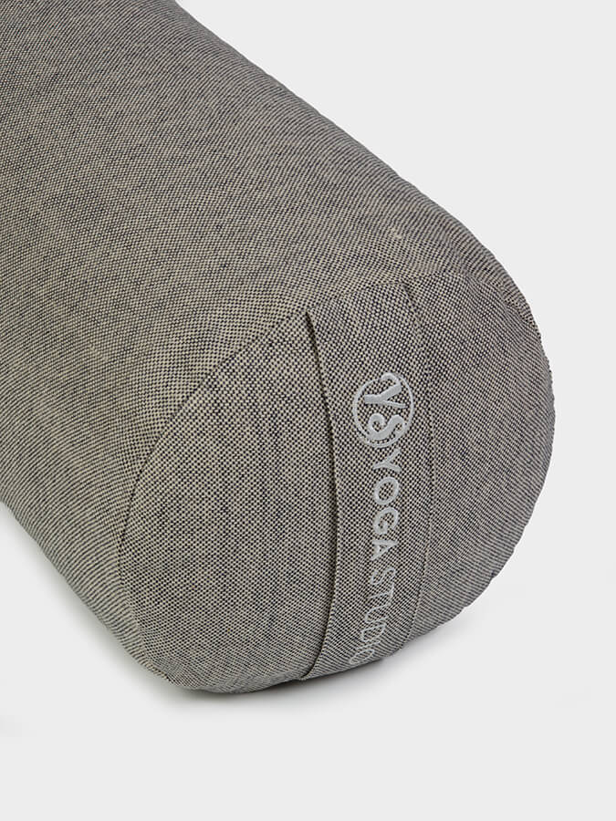 Yoga Studio Organic Buckwheat Two Toned Meditation Bolster