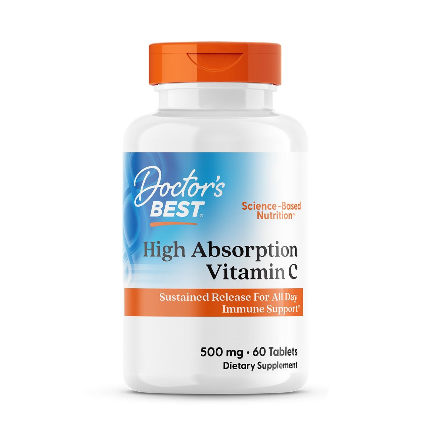 Doctor’s Best High Absorption Vitamin C with PureWay-C — 60 Tablets