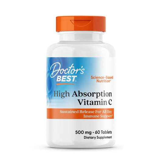 Doctor’s Best High Absorption Vitamin C with PureWay-C — 60 Tablets