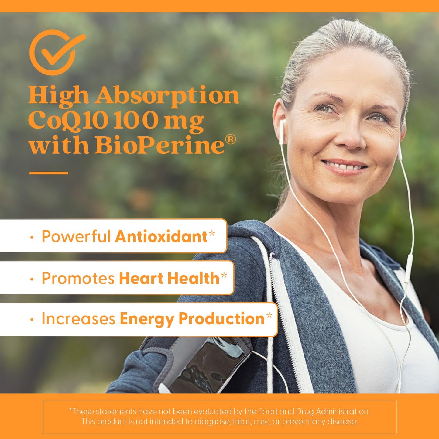Doctor’s Best High Absorption CoQ10 with BioPerine 100mg – 360 Vegan Caps