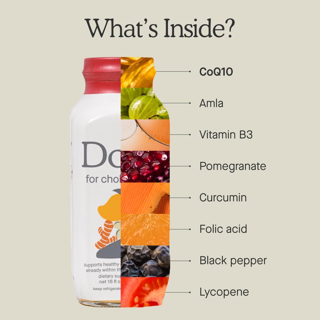 DOSE for Cholesterol – CoQ10, Curcumin & Pomegranate | 3-Pack Shots - Calm Era