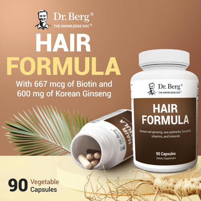 Dr. Berg Hair, Skin & Nails Vitamins, 90 Capsules