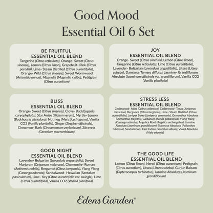 Edens Garden Good Mood Essential Oil 6 Set 10ml x6
