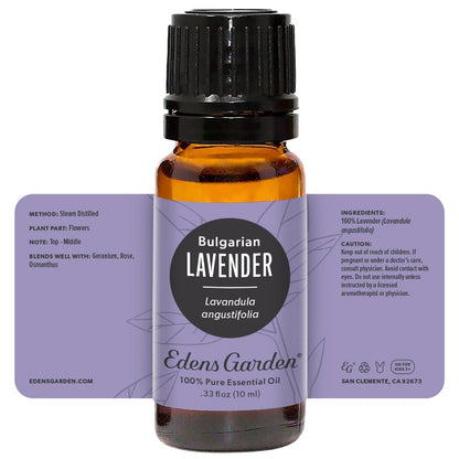 Edens Garden Lavender Bulgarian Essential Oil 10ml