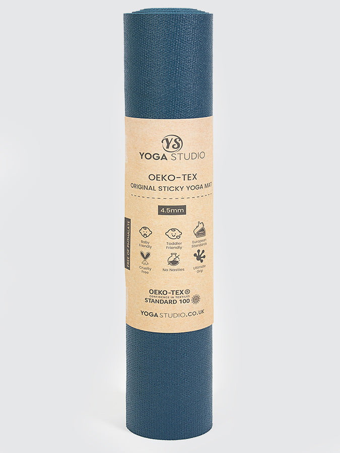 Yoga Studio Oeko-Tex Long & Wide Yoga Mat – Extra Space & Cushioning | 4.5mm