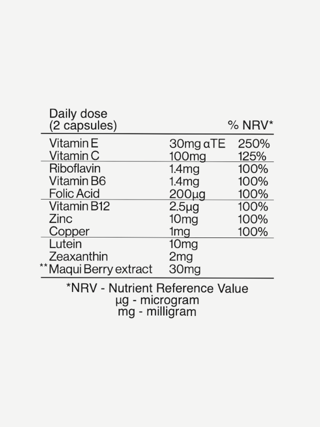 MTHK Essential Eye Vitamins with Lutein & Zeaxanthin