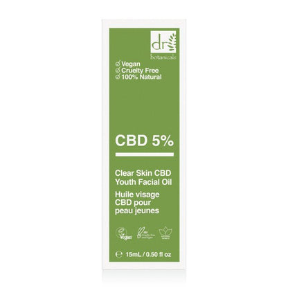 Dr Botanicals Clear Skin Youth Facial Oil — 15ml