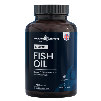 Omega 3 Fish Oil 1000mg Capsules - Rich in EPA & DHA