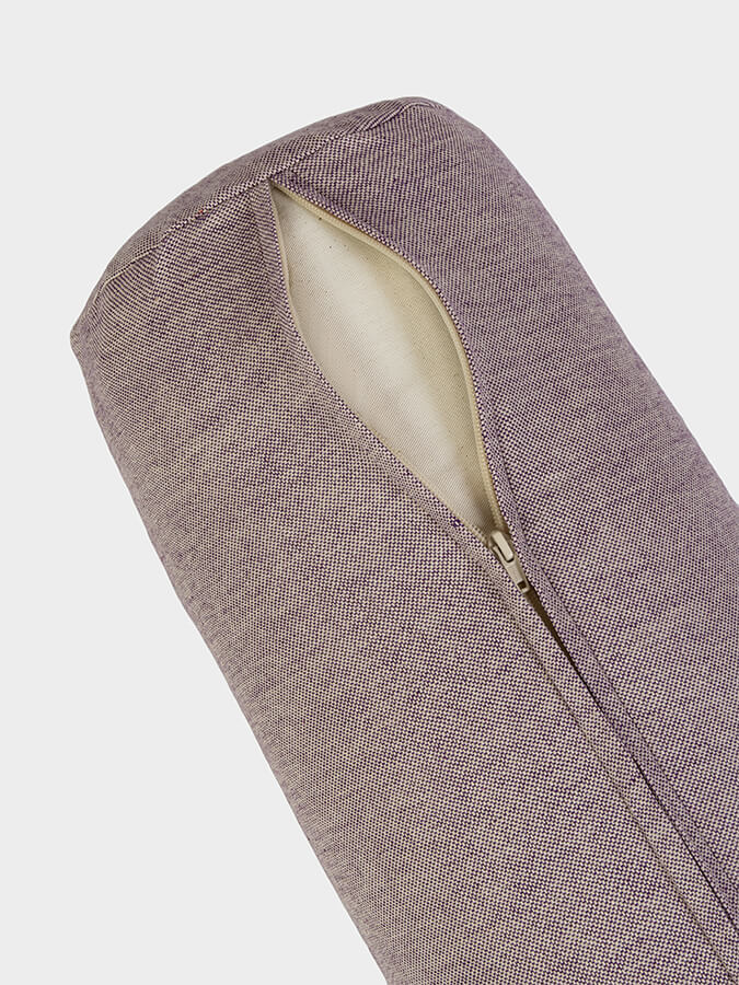 Yoga Studio Organic Buckwheat Two Toned Meditation Bolster