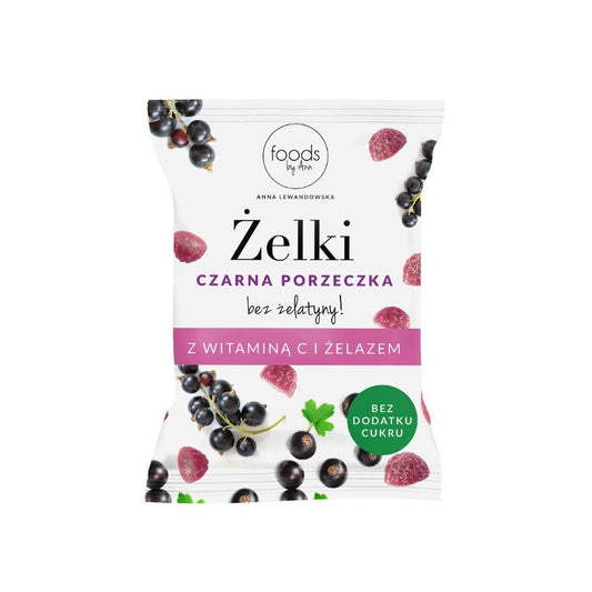 Vesa Beauty Blackcurrant Gummies with Vitamin C & Iron, 35g