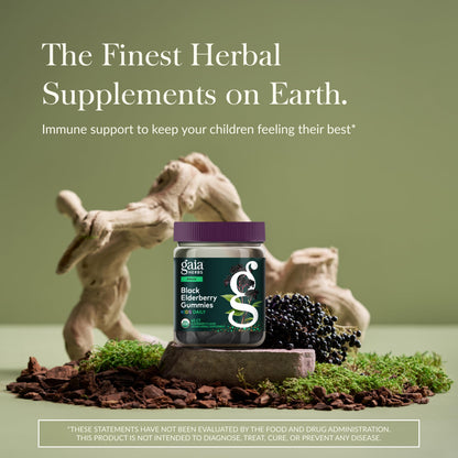 GaiaKids Black Elderberry Daily Gummies for Kids — 40 Gummies