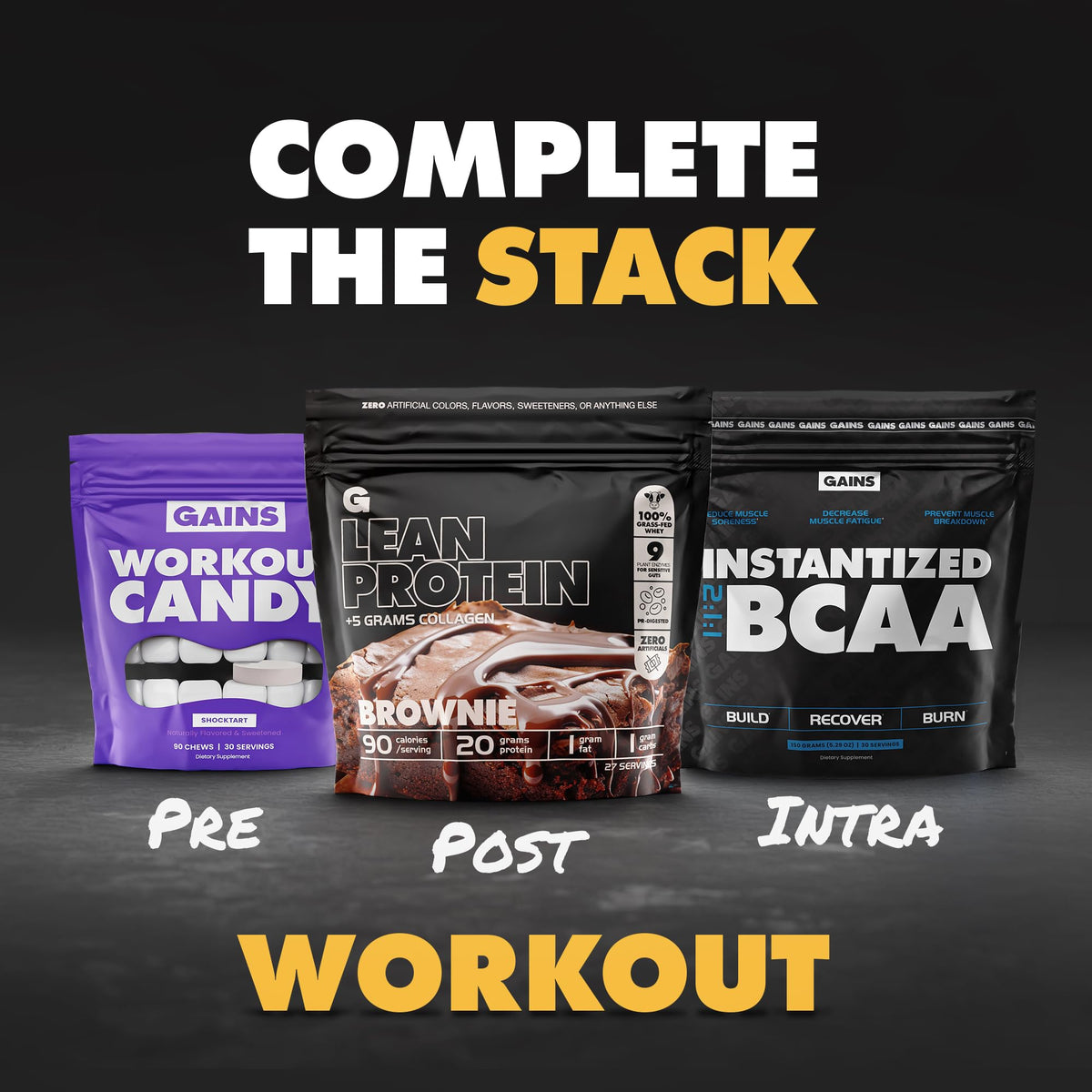 Gains in Bulk Instantized Creatine Monohydrate – Sweet Lemonade 30 Servings - Calm Era