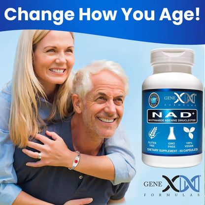 Genex NAD+ 250mg – 60 Capsules | Actual NAD+ Not a Precursor