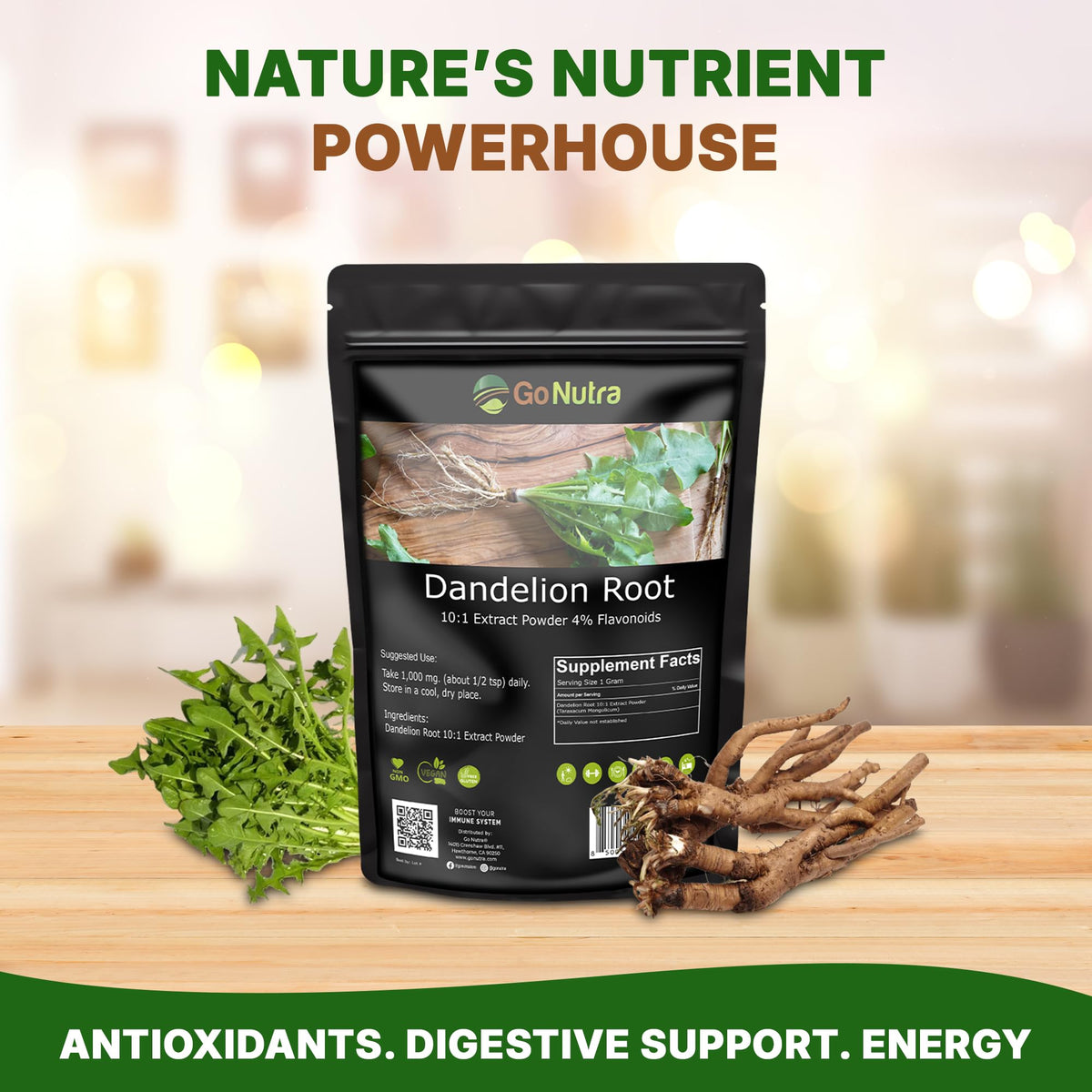 Go Nutra Dandelion Root Extract Powder