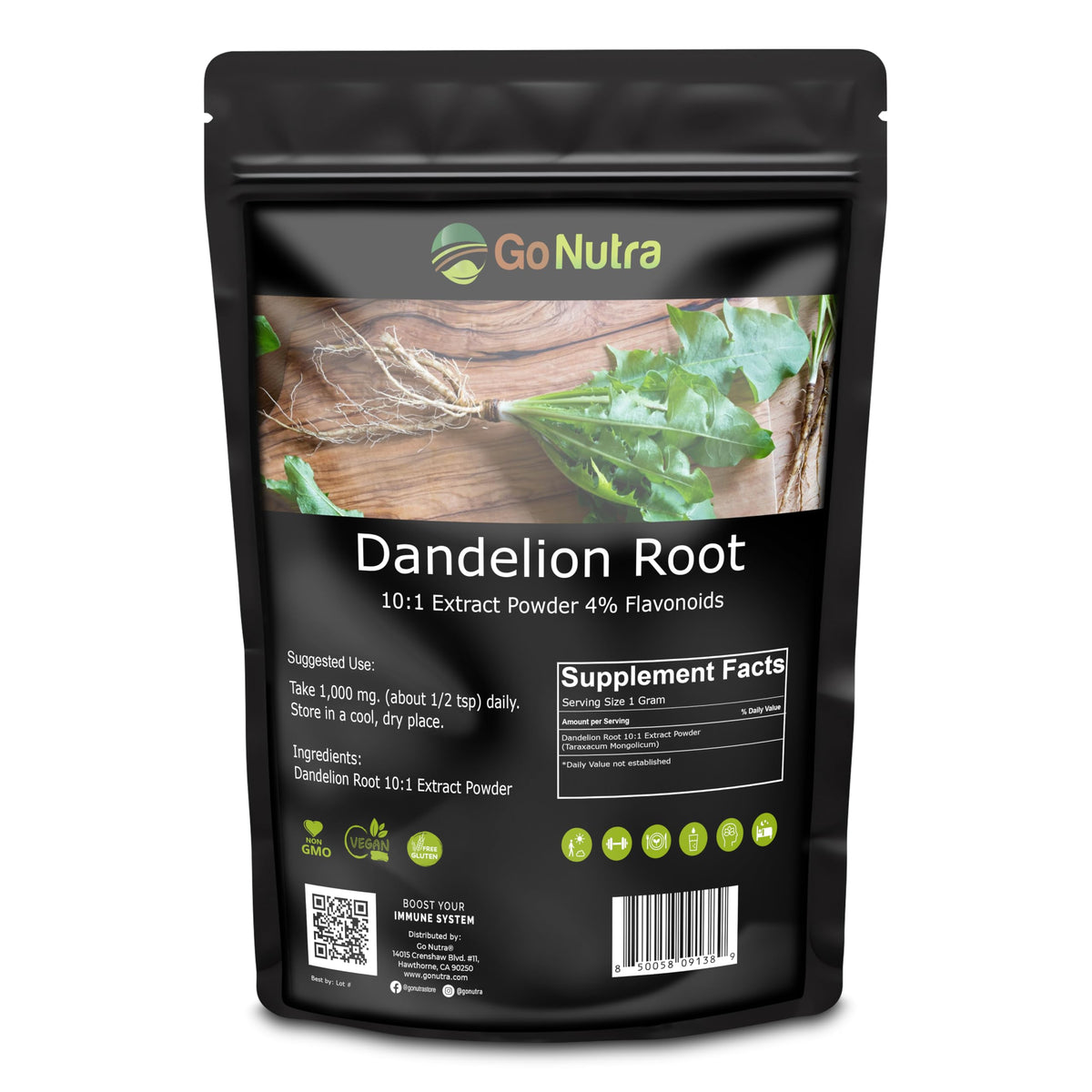 Go Nutra Dandelion Root Extract Powder