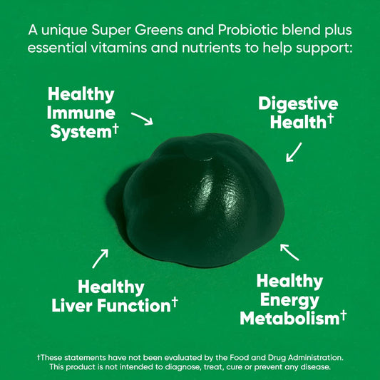 Goli Supergreens Gummies with Probiotics – 5 Pack | 300 Gummies - Calm Era
