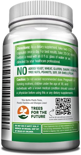 GreeNatr Pure Moringa Oleifera Capsules 1000mg | 3-Bottle Pack
