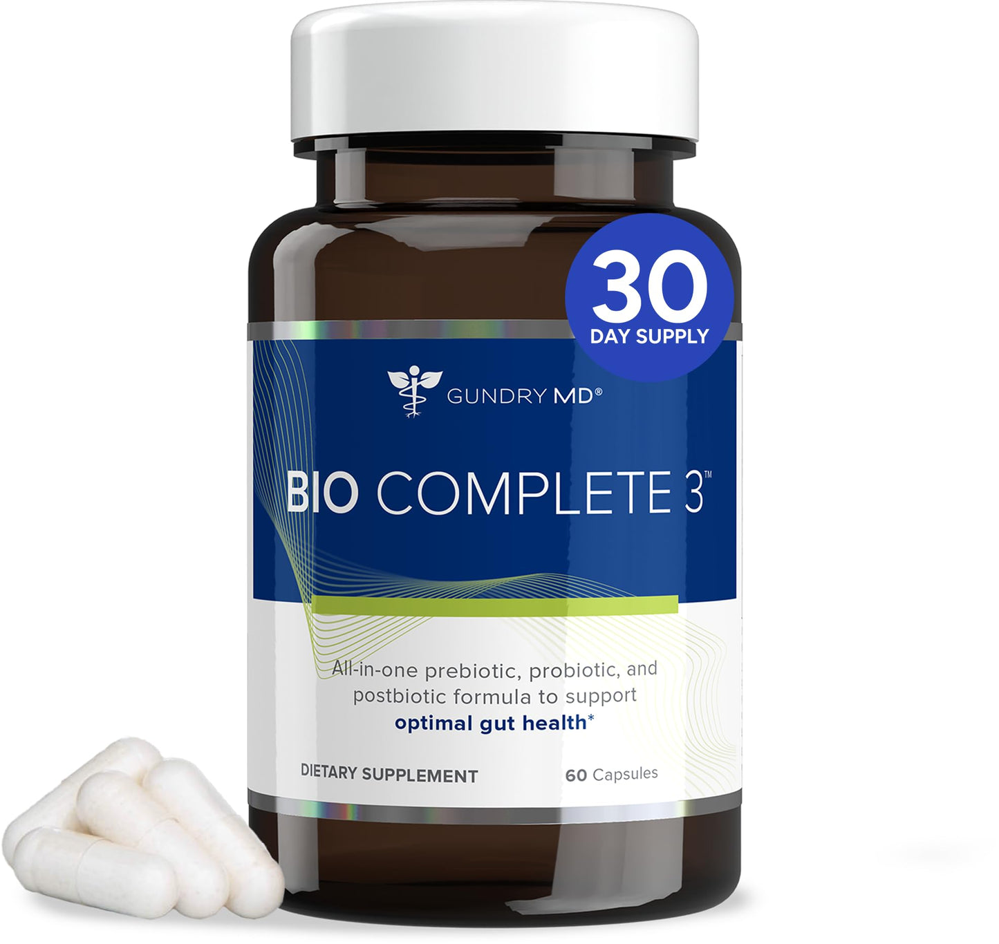 Gundry MD Bio Complete 3 – Prebiotic, Probiotic & Postbiotic 30-Day Supply