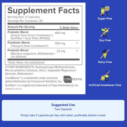 Gundry MD Bio Complete 3 – Prebiotic, Probiotic & Postbiotic 30-Day Supply