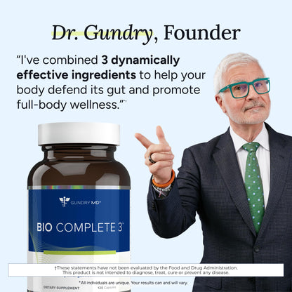 Gundry MD Bio Complete 3 – Prebiotic, Probiotic & Postbiotic 30-Day Supply