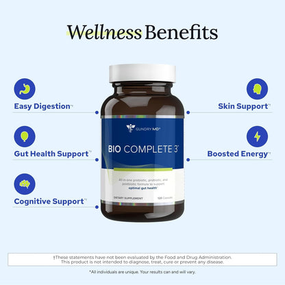 Gundry MD Bio Complete 3 – Prebiotic, Probiotic & Postbiotic 90-Day Supply