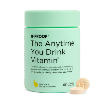 H-PROOF The Anytime You Drink Vitamin, 40 Lemonade Chewables