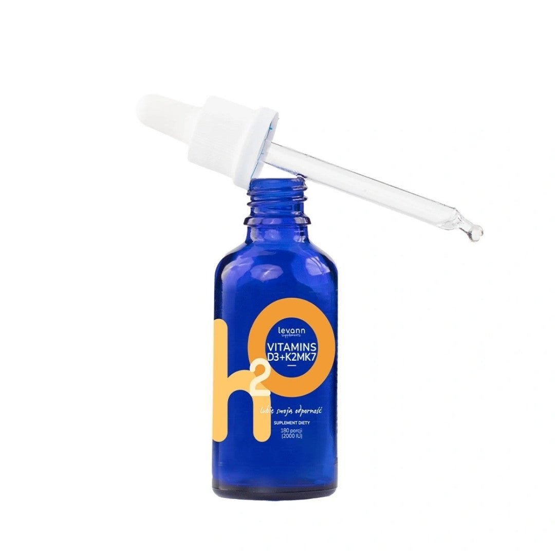 Vesa Beauty H2O Vitamin D3 + K2 MK7 Drops, 50ml