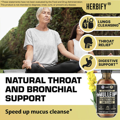 Herbify Mullein Drops – Vanilla 4oz