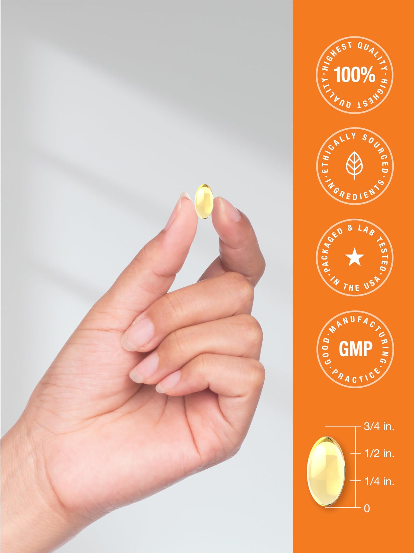 Horbaach Vitamin D3 10,000 IU — 500 Softgels