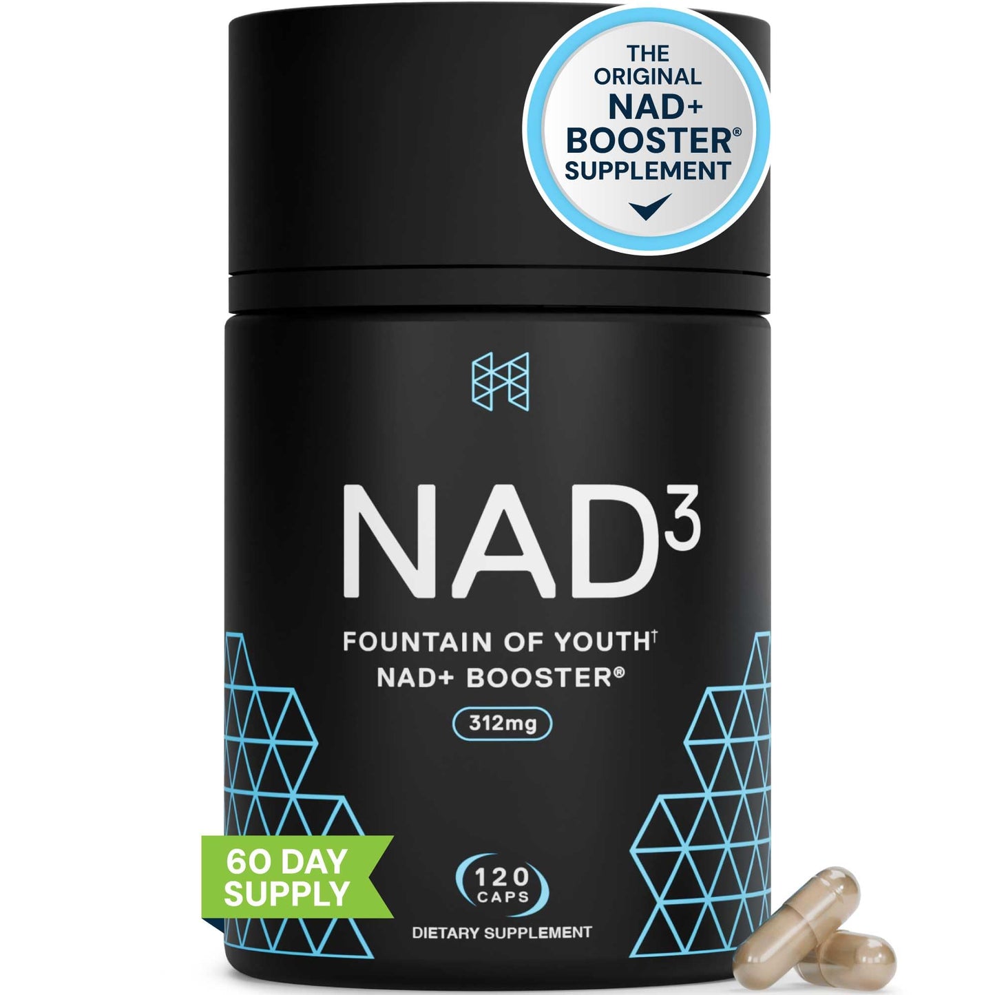HPN NAD3 Clinical NAD+ Booster 120ct 60-Day Supply