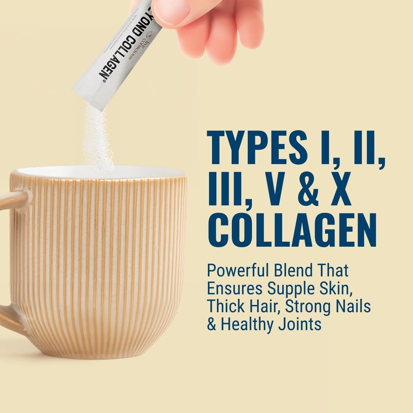 Live Conscious Beyond Collagen Peptides Packets – 30 Pack 2pk