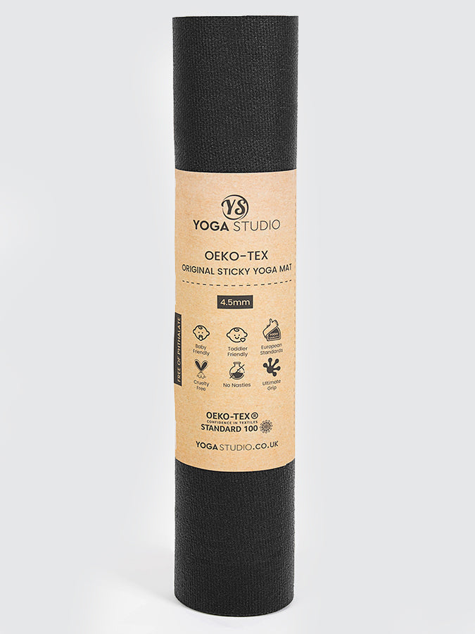 Yoga Studio Oeko-Tex Long & Wide Yoga Mat – Extra Space & Cushioning | 4.5mm